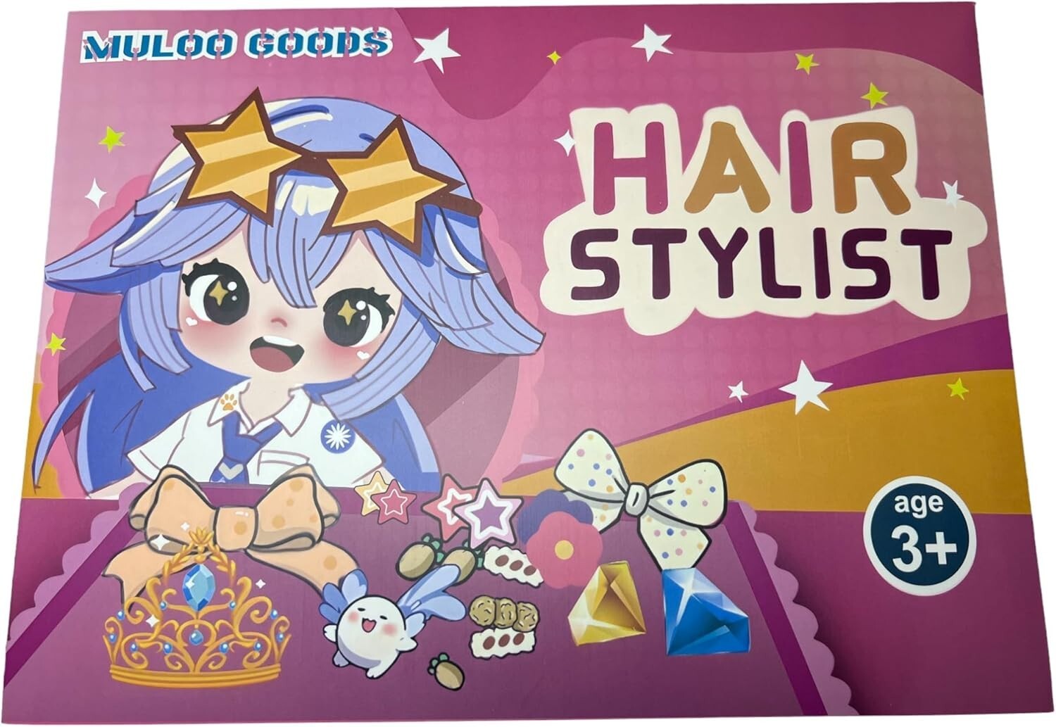 Paper Craft DIY Hair Stylist for Kids, Fun Paper Cut Set