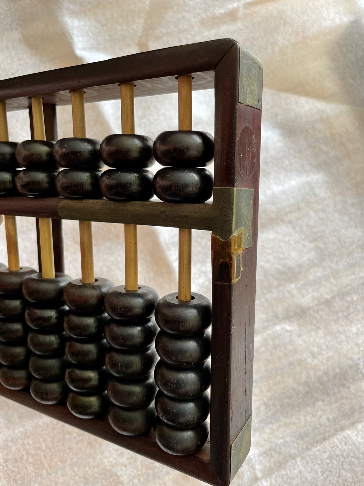 vintage Chinese solid wood abacus 13 Rows