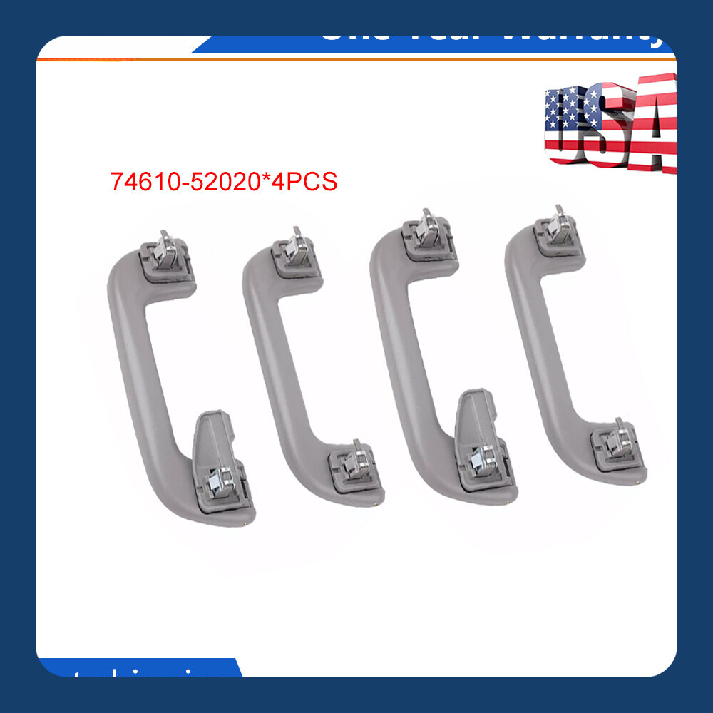 4pcs Interior Roof Pull Handle Grab For Toyota Corolla Yaris Rav4 74610-52030