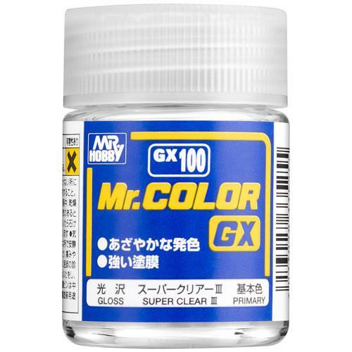 Mr. Hobby GX100 Mr. Color GX Super Clear III Lacquer Paint 18ml – US