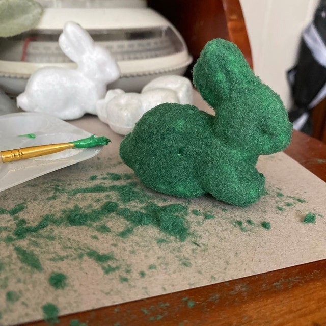 Donjer Suede-Tex Flocking Fiber, 3 oz Bag, Hunter Green
