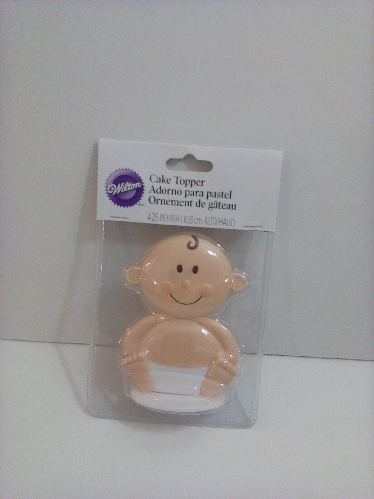 Wilton Cake Topper 4.25″ Baby Face New Sealed