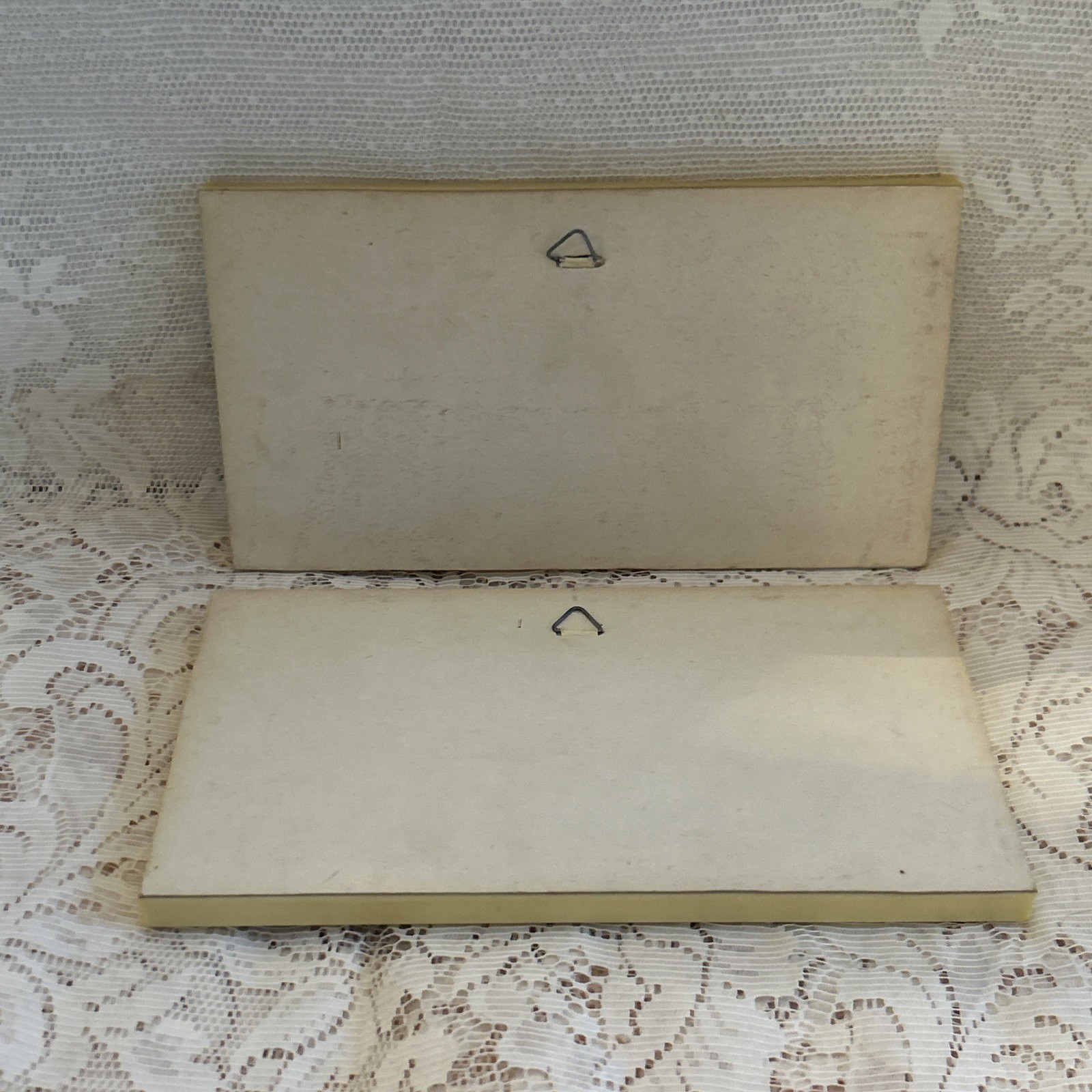 Vintage Framed Diorama Chinese Cork Art Pictures~Set Of 2