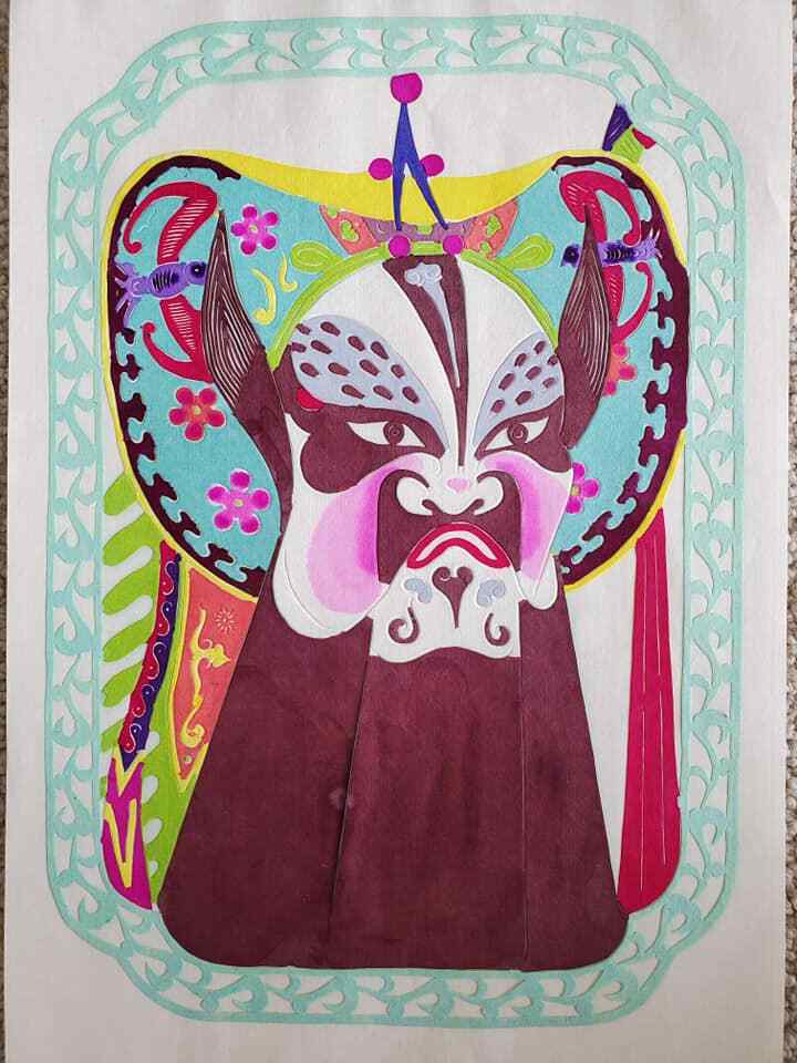 Set of 5 Vintage Chinese Paper Cutouts – 7 X 10 – 1960’s China Art