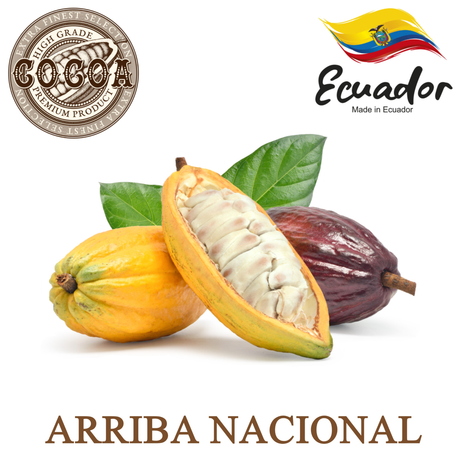 Raw Cocoa Butter 8 oz. FOOD GRADE 100% Pure Natural Unrefined Organic Cacao Bean