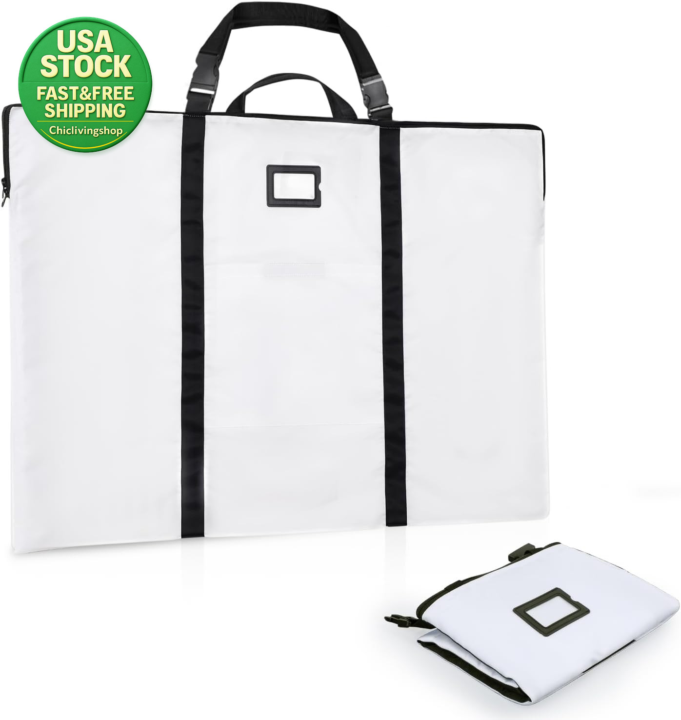Large Art Portfolio Bag 24X36 Inches Water Proof Poster Storage Board Holder