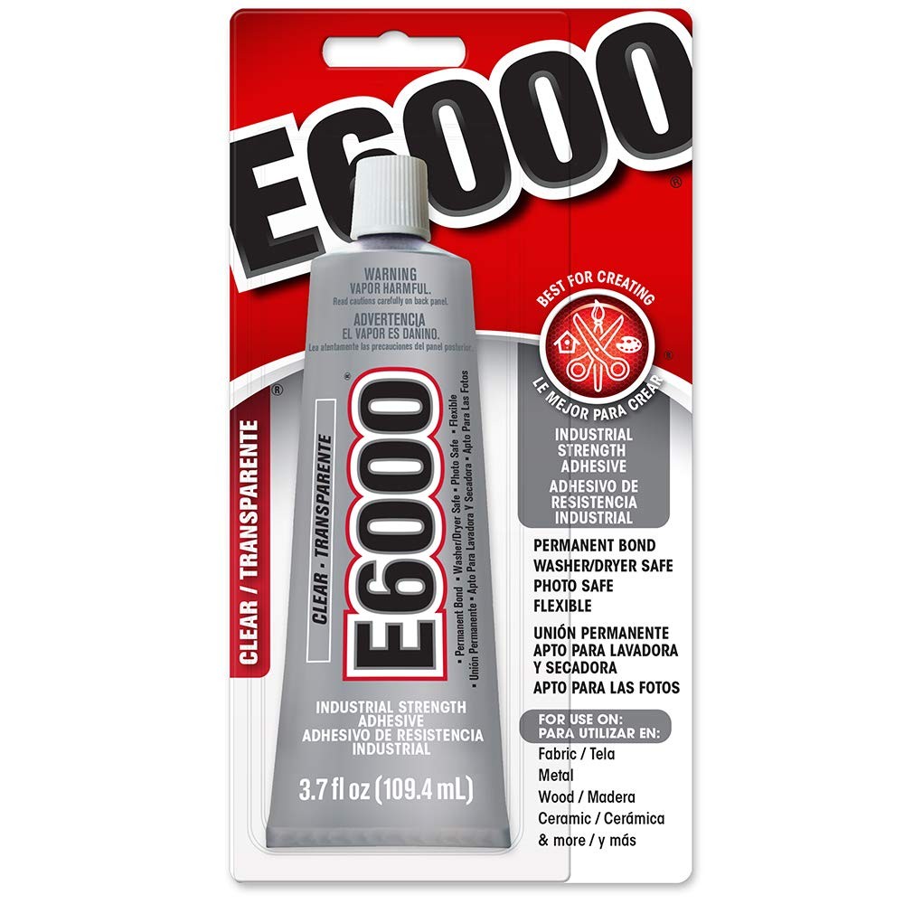 E6000 230010 Craft Adhesive, 3.7 Fluid Ounces, clear Oz, Clear