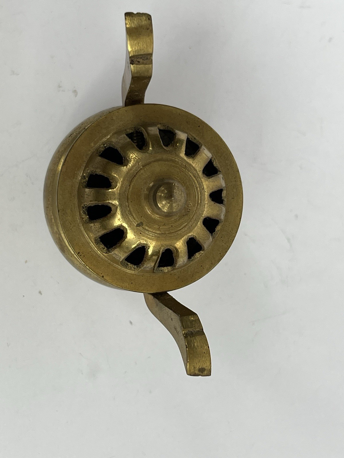 Mini Brass Asian Incense Burner / Censer – Tripod Base 2.5”
