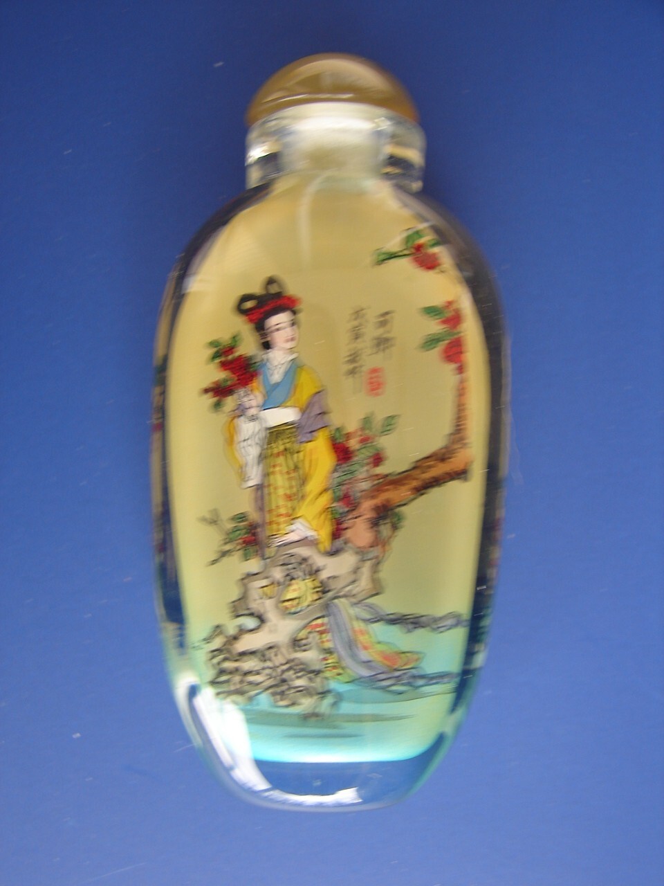 6 Chinese Hand Painted Snuff Bottles 12 Beauties Jinling Dream of Red Mansions
