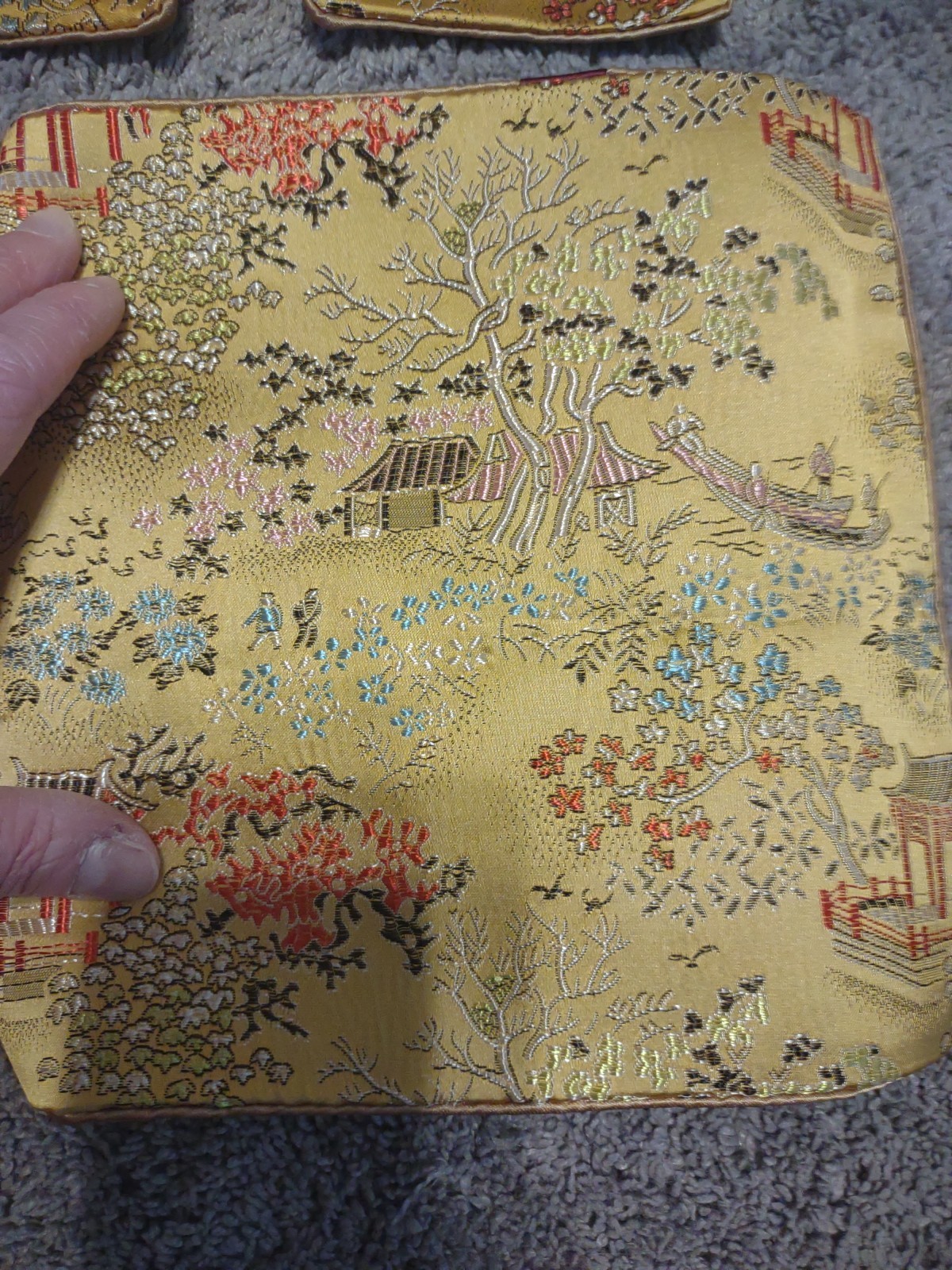 Yun Brocade of China Boxed Gift Set Notebook Cover Writing Cloth Bookmark MAT