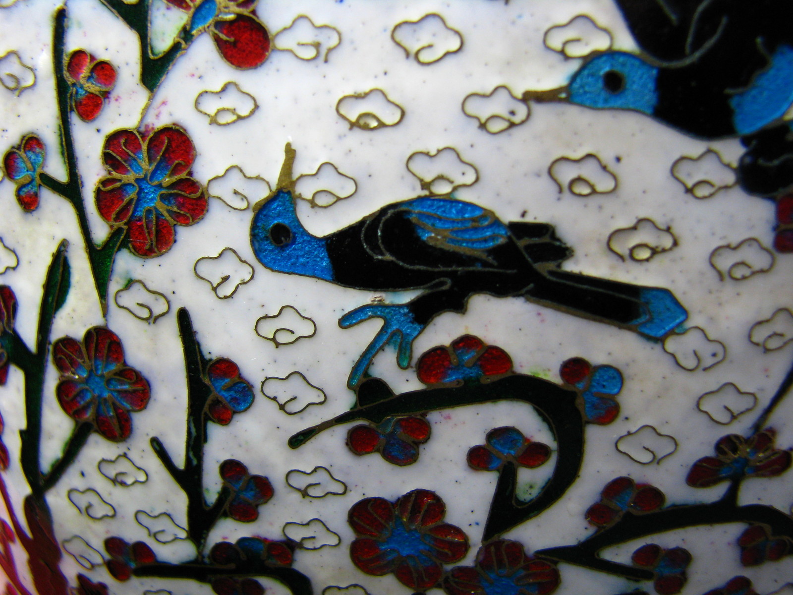 CHINESE CLOISONNE ENAMEL BRASS PURSE HANDBAG CHAMPLEVE ENAMEL Asia China c1900’s