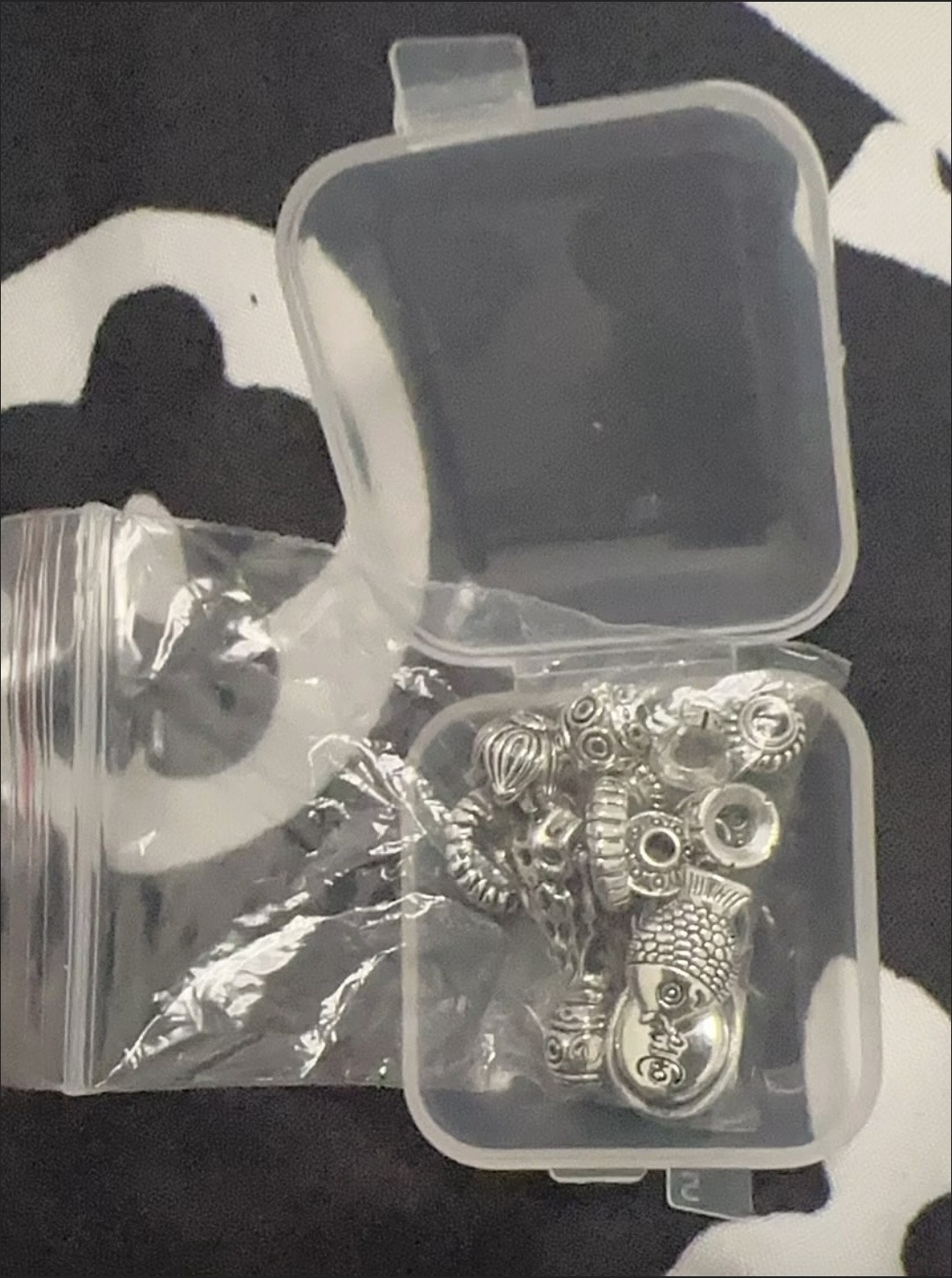 Vintage Alloy Goat Three Way Bead Universal Shaft Wenwan DIY Accessory Bulk Set