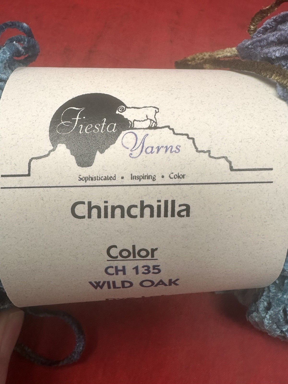 Fiesta Yarn Silk Chinchilla Wild Oak CH 135 Hand Dyed Lot 06074 225 Yards
