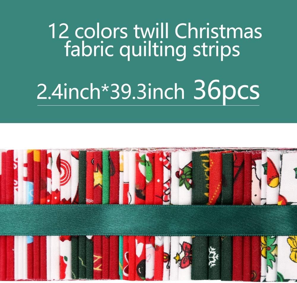 Jelly Roll Fabric, Pre-Cut Jelly Roll Fabric Strips for Quilting, Jelly Rolls…