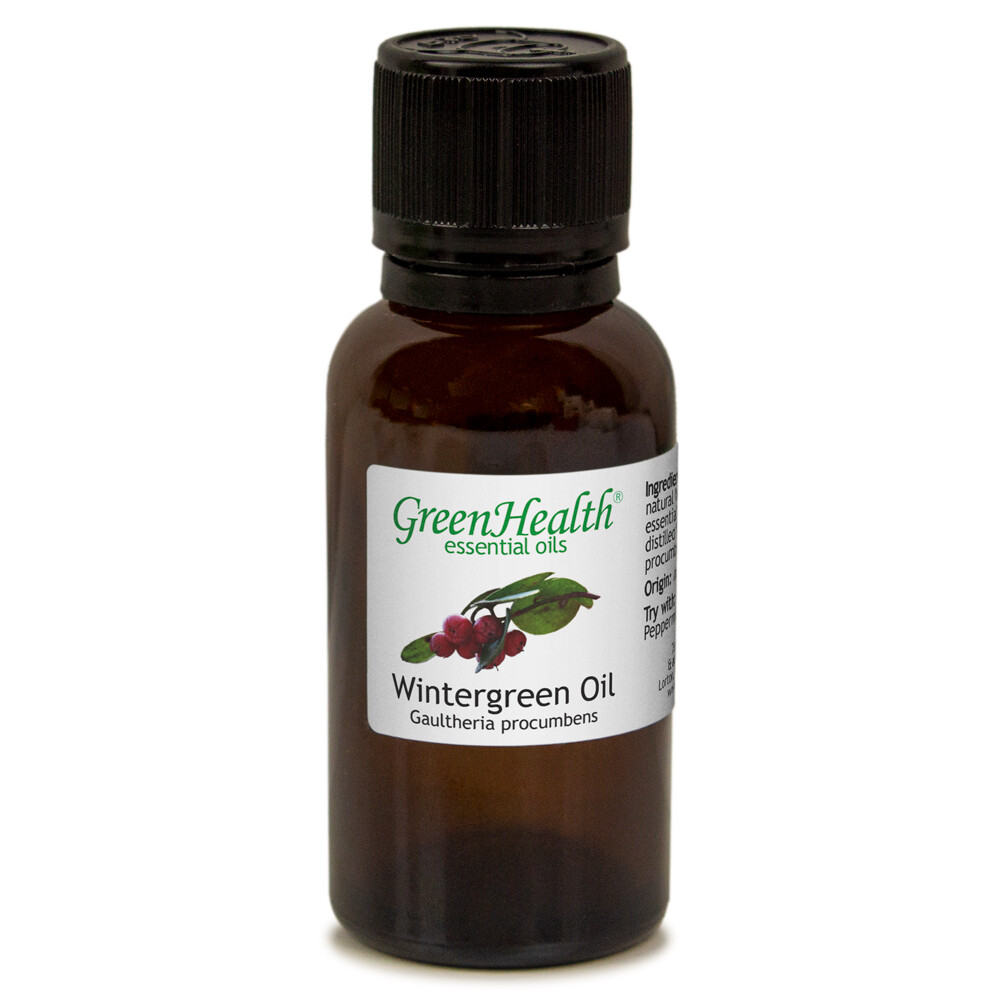 1 fl oz Wintergreen Essential Oil (100% Pure & Natural) – GreenHealth
