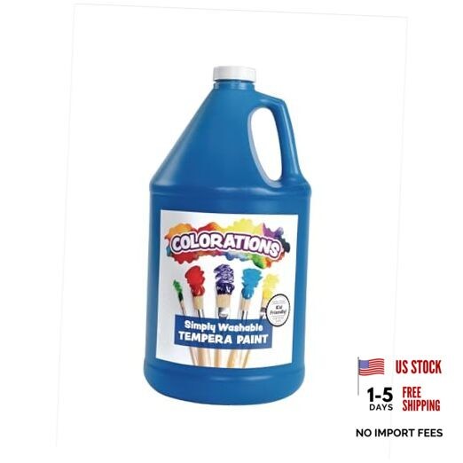 Paraben-Free Washable Tempera Paint for Kids – 1 Blue Paraben Free Formula