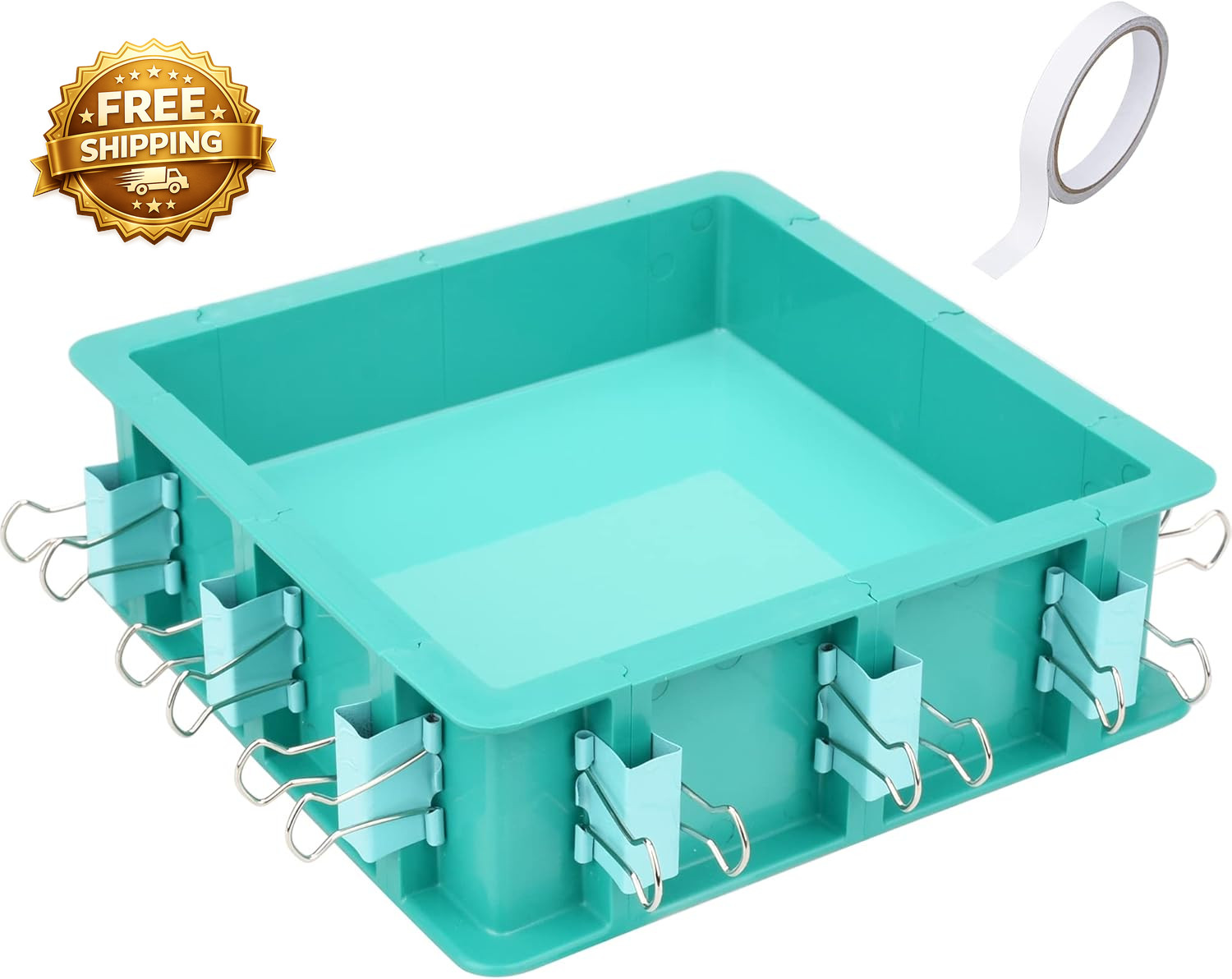 Adjustable Mold Housing Kit for Silicone Mold Making Leak-Proof Plastic Frame