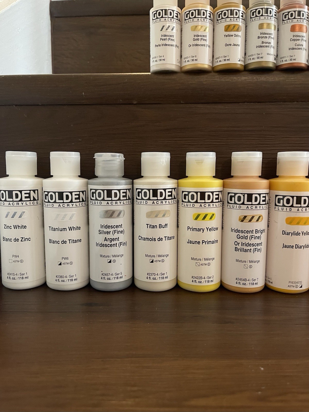 Golden Fluid Acrylics Paint Bundle #7 – Brilliance (36 Bottles)