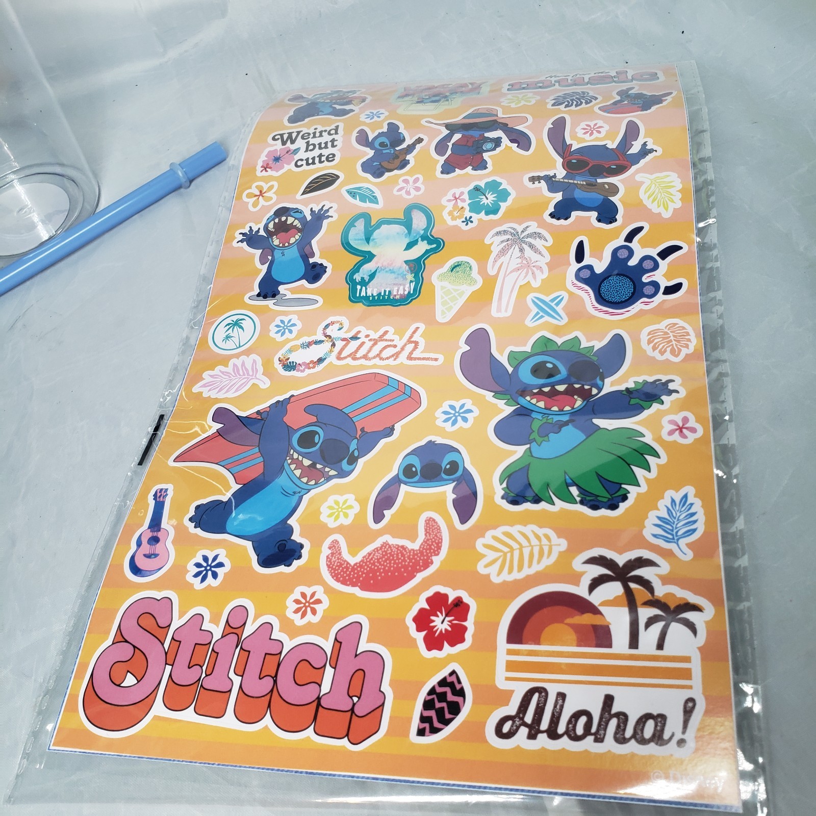 Fashion Angels: Disney Stitch DIY Tumbler Kit – 16oz Cup, 100 Stickers BPA Free