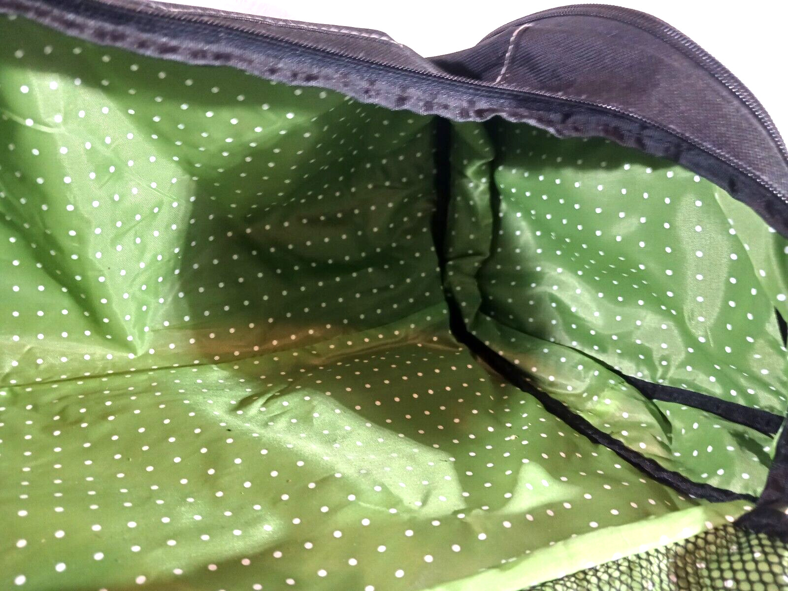 CRICUT Carry DUFFLE BAG Tote BLACK GREEN Fits Cricut Machines Expandable Ends