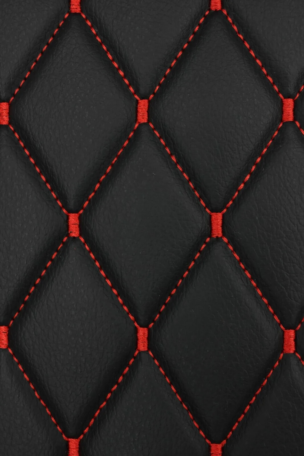 Quilted Vinyl Grain Faux Leather Car Upholstery Fabric | 2″x3″ – 5x8cm 55″ | 4mm