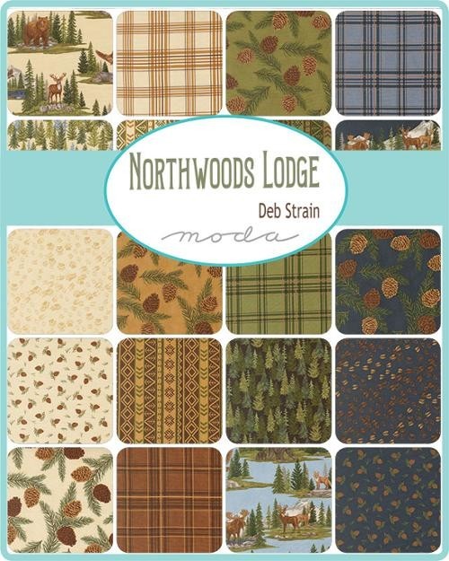 Northwoods Lodge Jelly Roll® 56190JR Moda Precuts 100% cotton fabric quilt strip