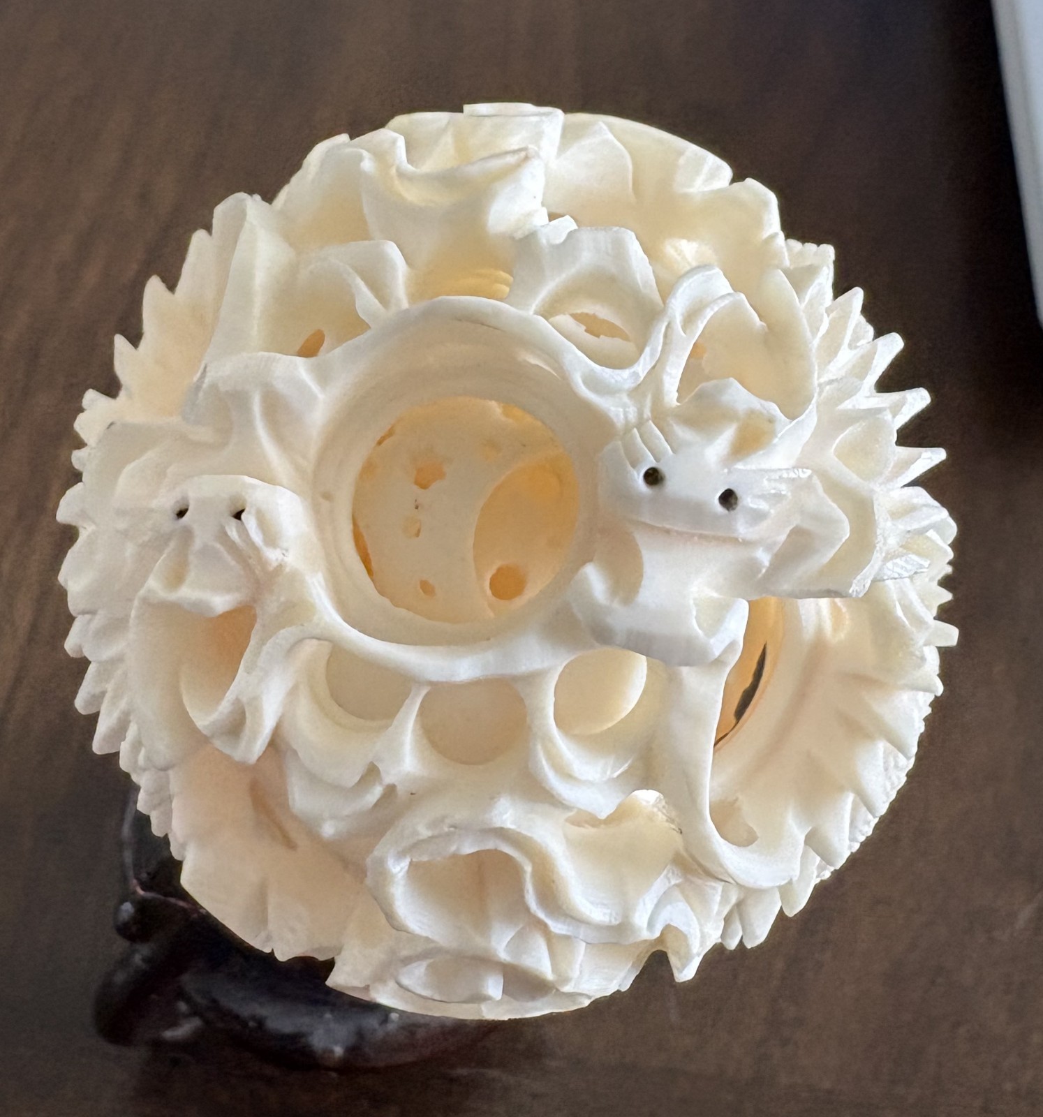 Chinese Carved Puzzle Ball