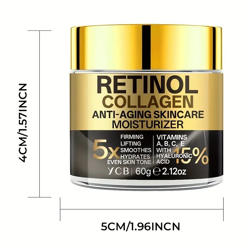 Excellent Collagen Moisturizer 60g / 2.12 oz With Hyaluronic Acid Vitamins C & E