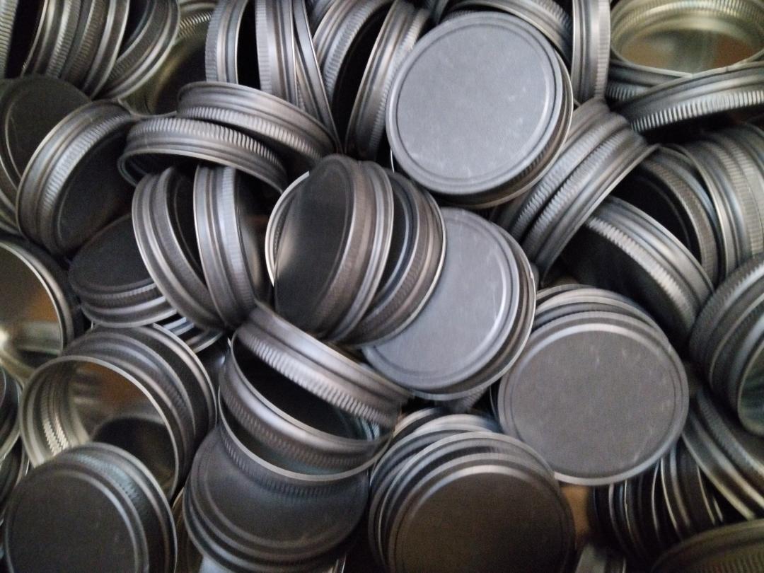 METAL LIDS (70-450) for 12 oz & 16 oz Glass Jelly Jars (12-24-48 count)