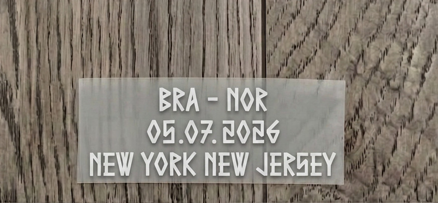 Mondial 2026 NORWAY vs BRAZIL Match Details New Jersey Patch Badge