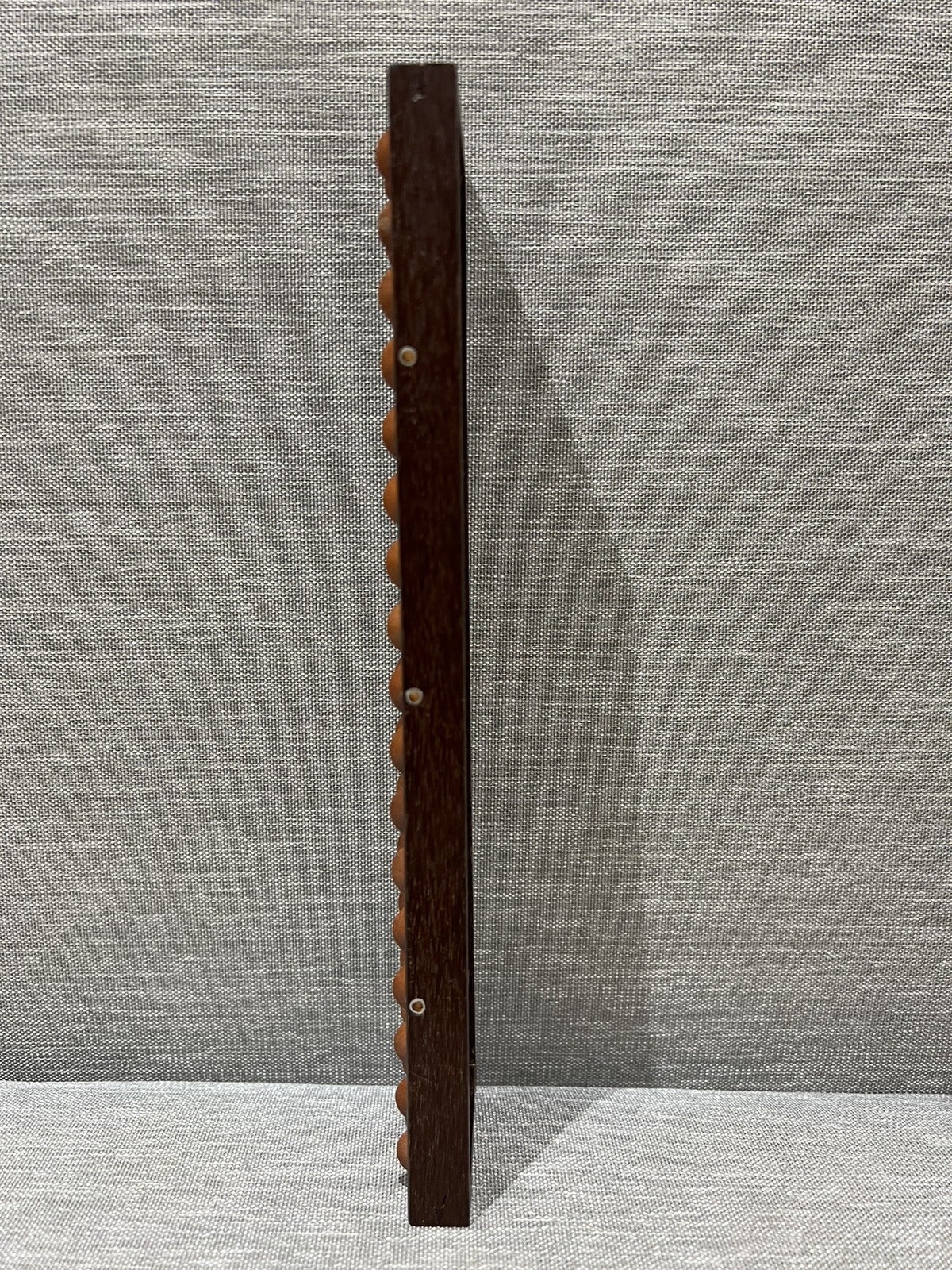 Vintage Wood Abacus 17 Rod Beads Light Brown Beads Counting Calculating Frame
