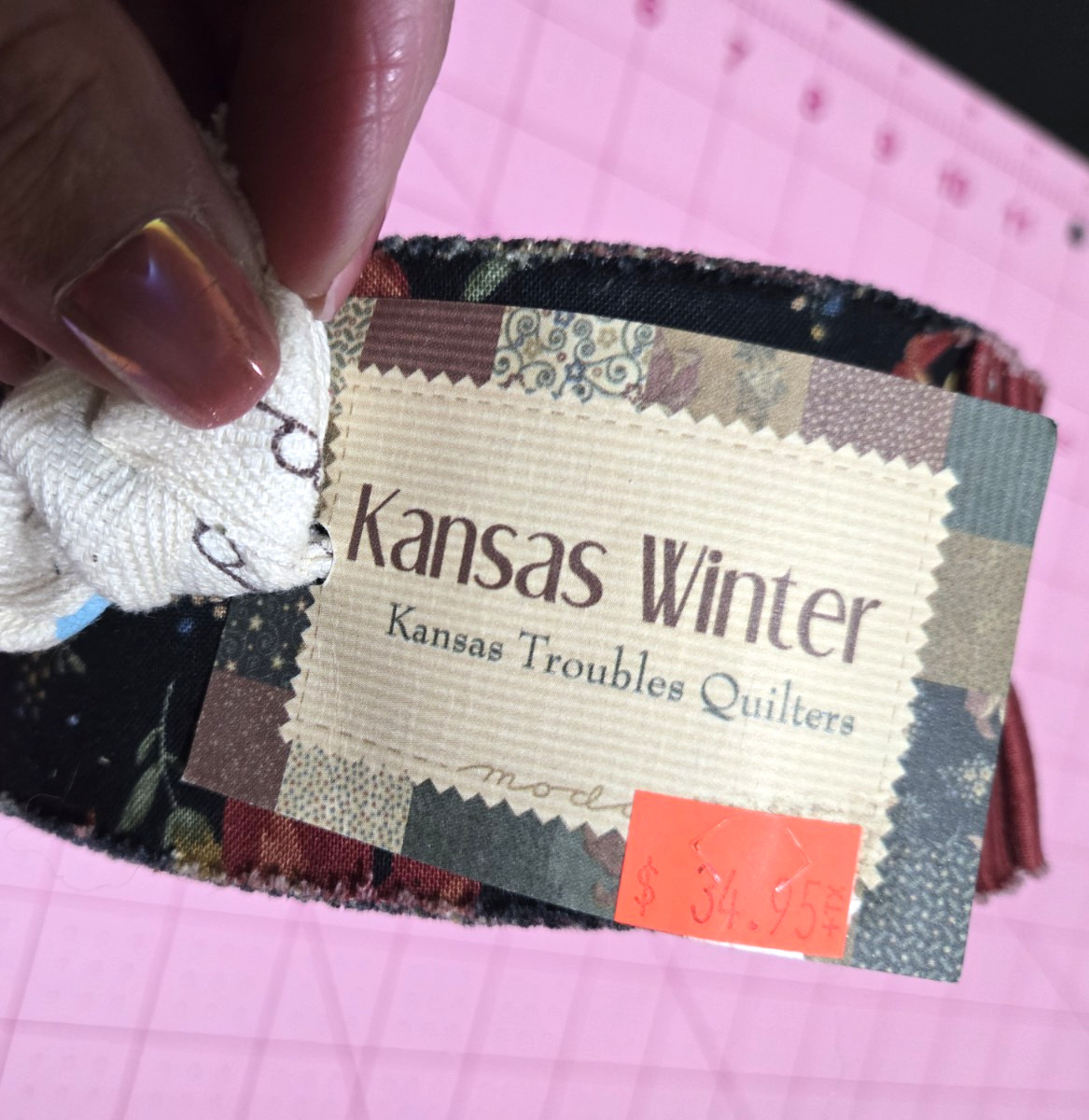 Moda Jelly Roll Kansas Troubles Quilters Kansas Winter 9260JR