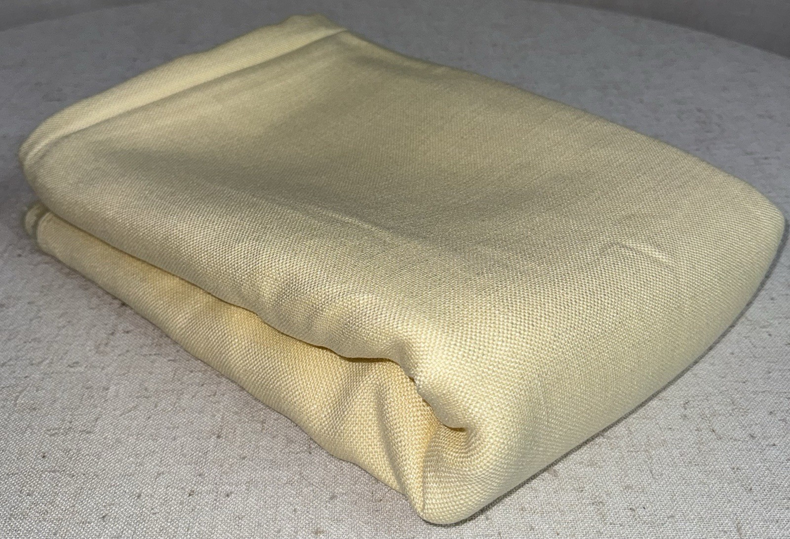 HUGE Piece of Cross Stitch Fabric 4 + yards 58×158 Butter Yellow Cream 22 20 Ct