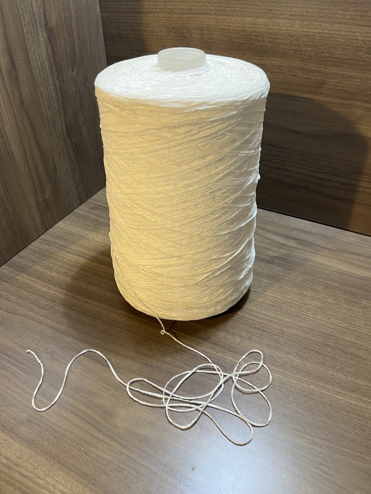 Chenille Yarns Rayon Chenille 3lb Yarn Cone 6000ypp WHITE