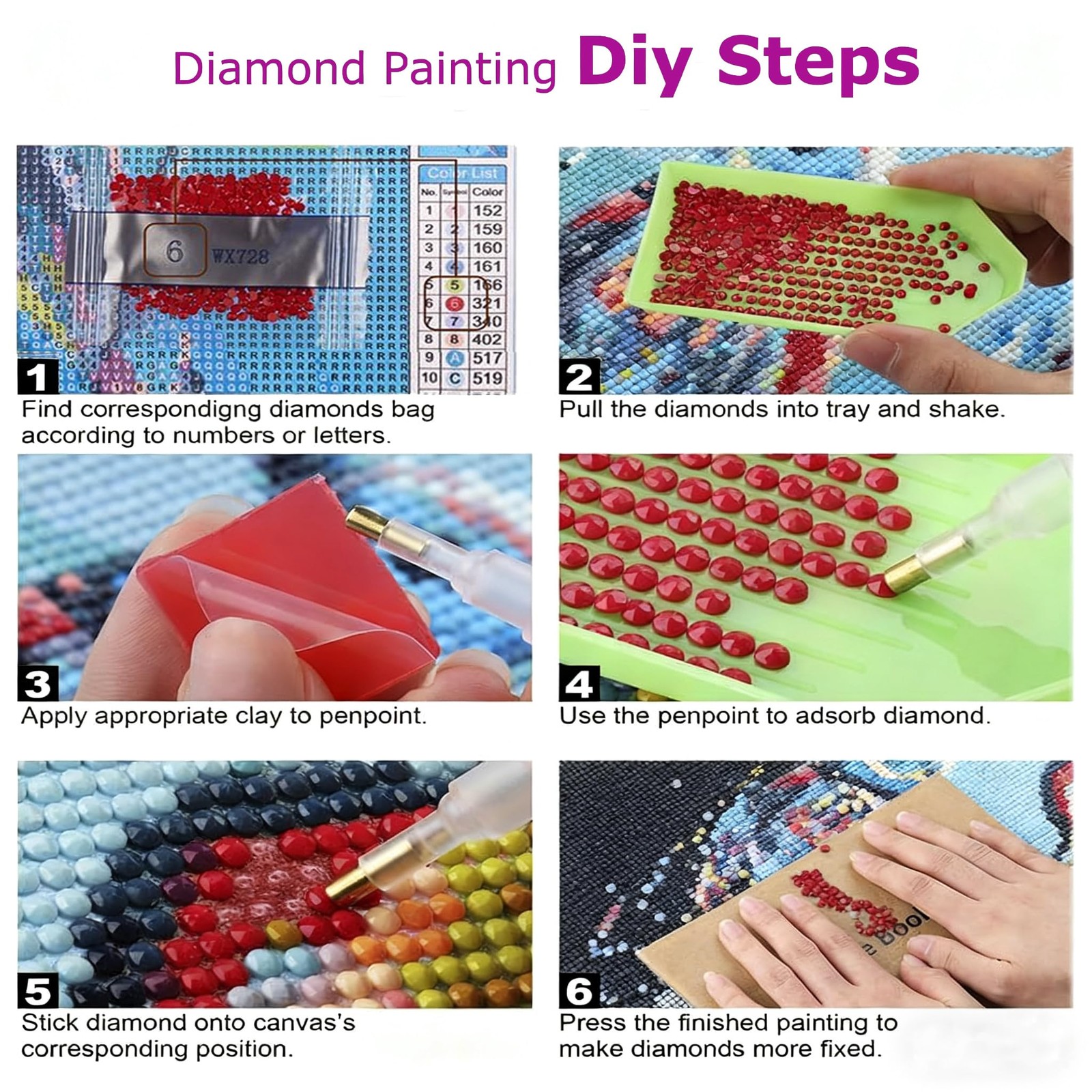American Motorcycle Diamond Art Kits,5D Diamond Painting Kits for Adults Beginne