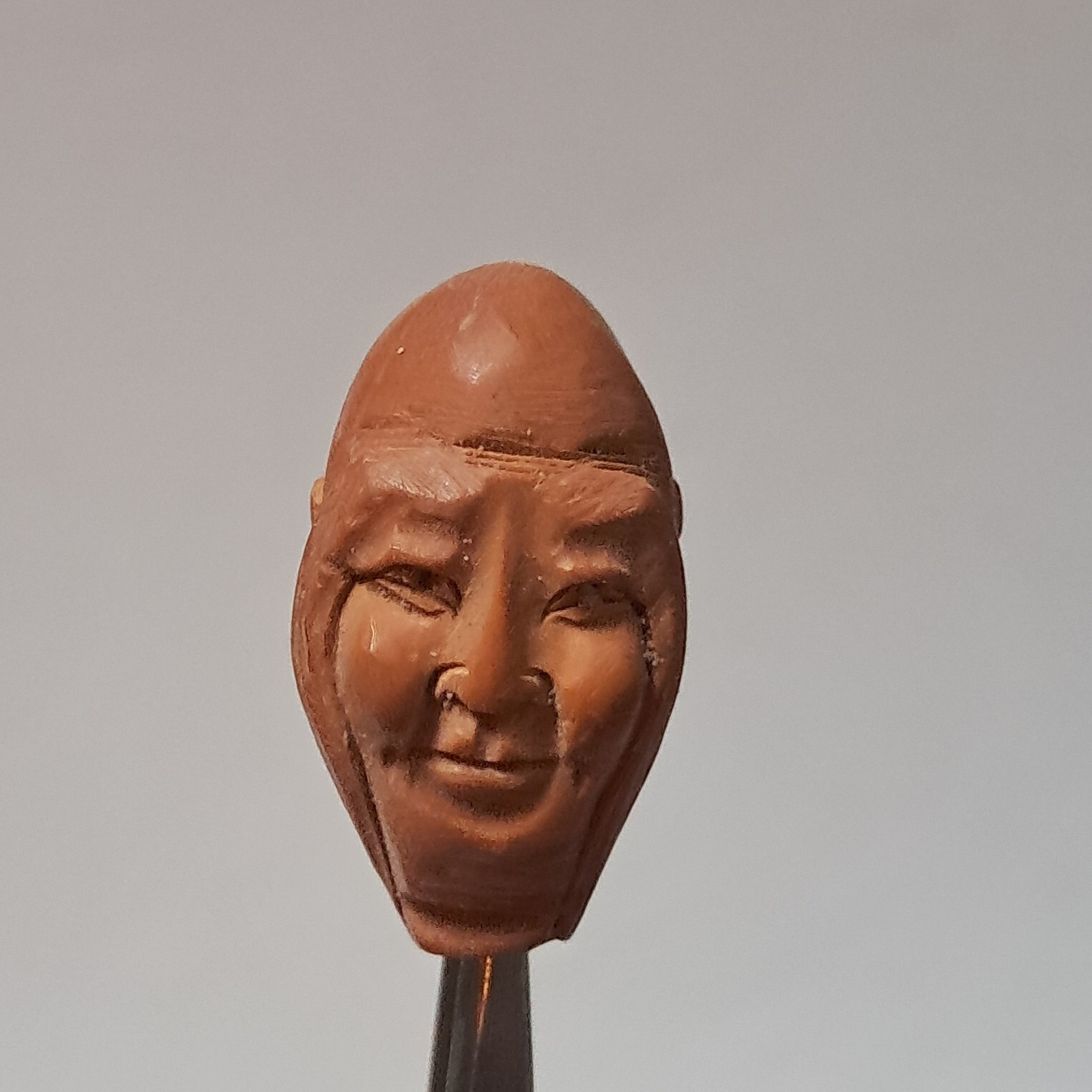 Chinese Carved Nut Hediao Laohan Buddha LOT 20 Bead Prayer Faces Vintage