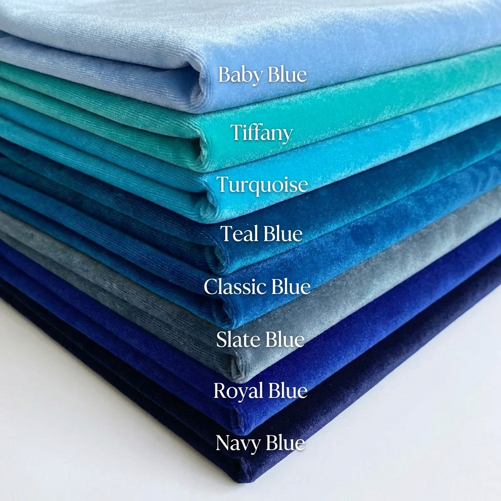 Soft Stretch Velvet Fabric By The Yard 58″ Wide Sewing Crafts 50+ Colors USA
