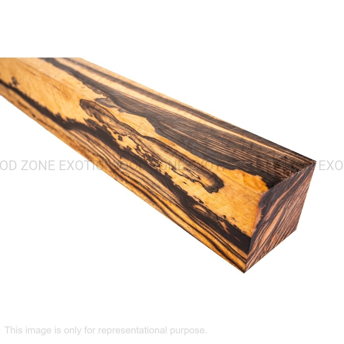 Black and White Ebony Pool Cue Stick Turning Wood Blank Lumber 1-1/2″x1-1/2″x18″