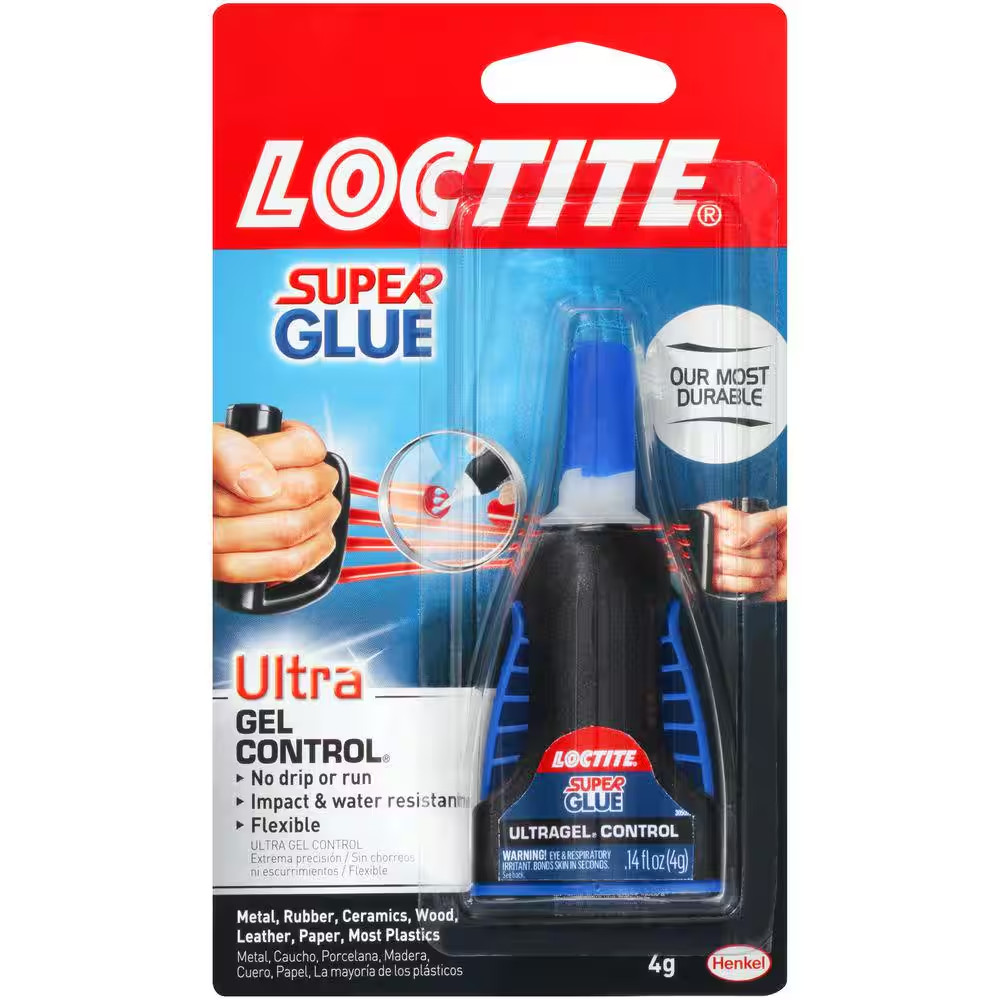 Super Glue 0.14 Oz. Ultra Gel Control Clear Applicator (6 Pack)