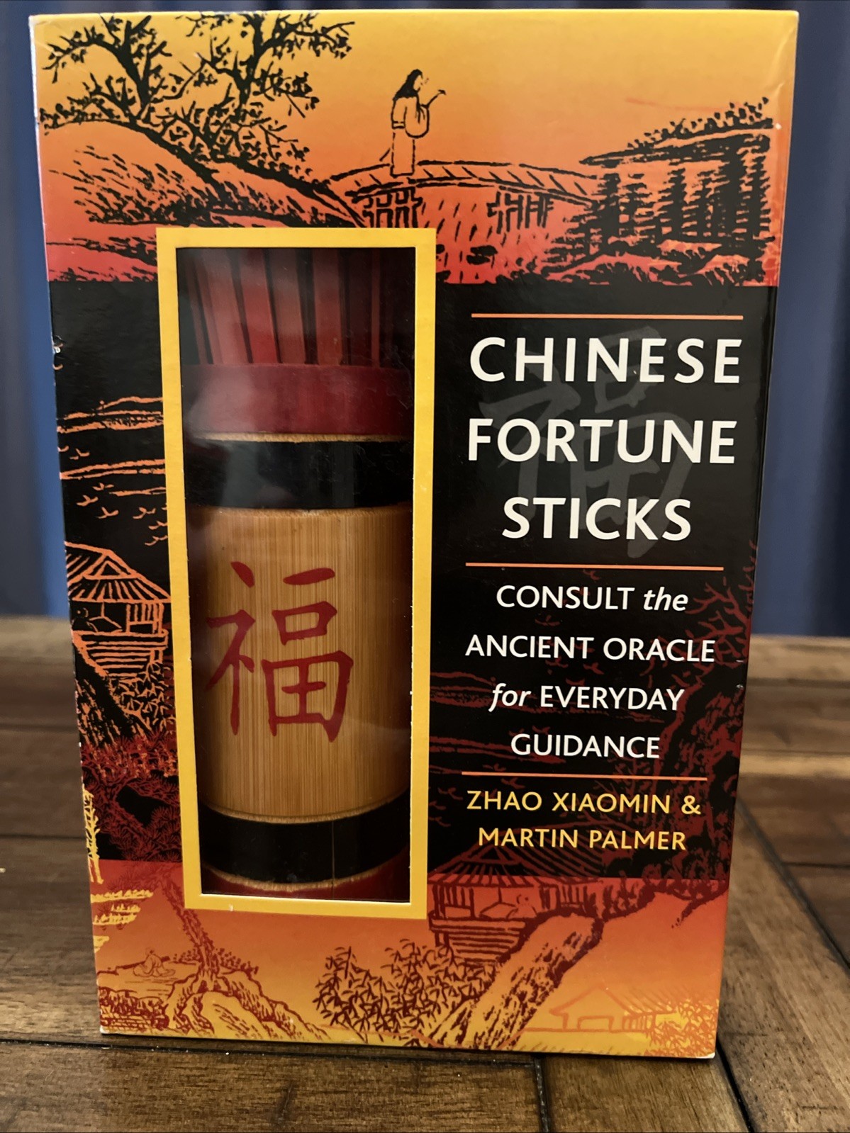 Chinese Fortune Sticks, With Book Sticks & Shaker Zhao Xiaomin & Martin Palmer