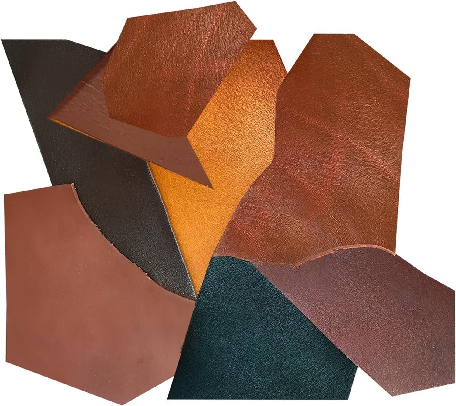 ELW Vegetable & OilTanned Leather Scraps 2-15 oz (1.4-6mm) 1-30 lb Sizes