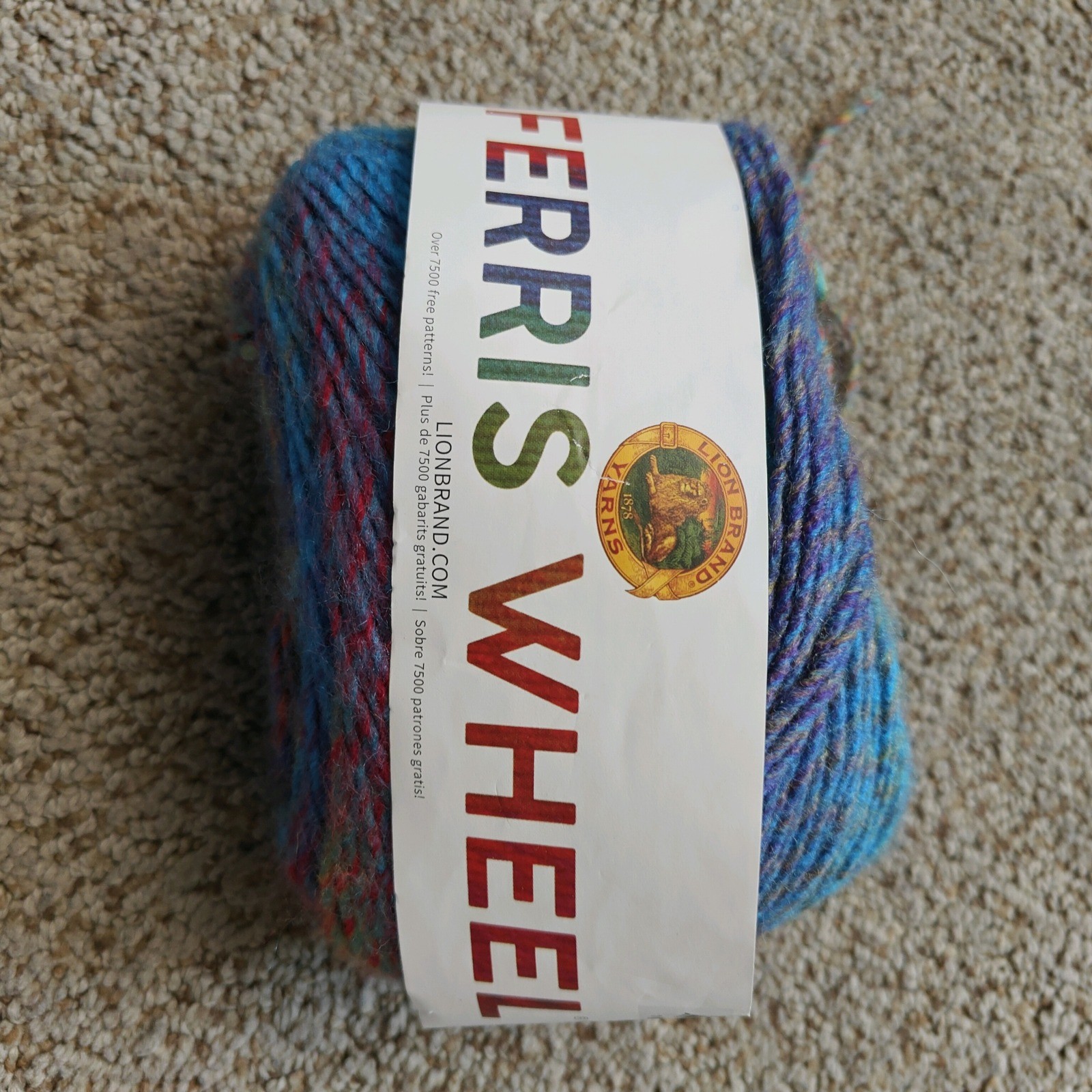 Lion Brand Ferris Wheel Yarn 7 UNITS Mixed Discontinued