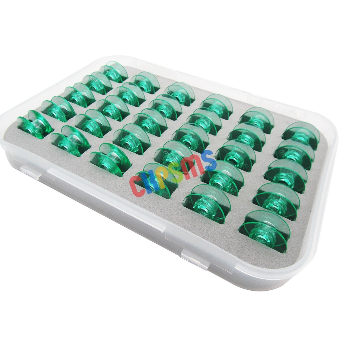 30PCS Green Bobbins for Viking Opal 650, Opal 670, Designer SE, Lily 550, 540
