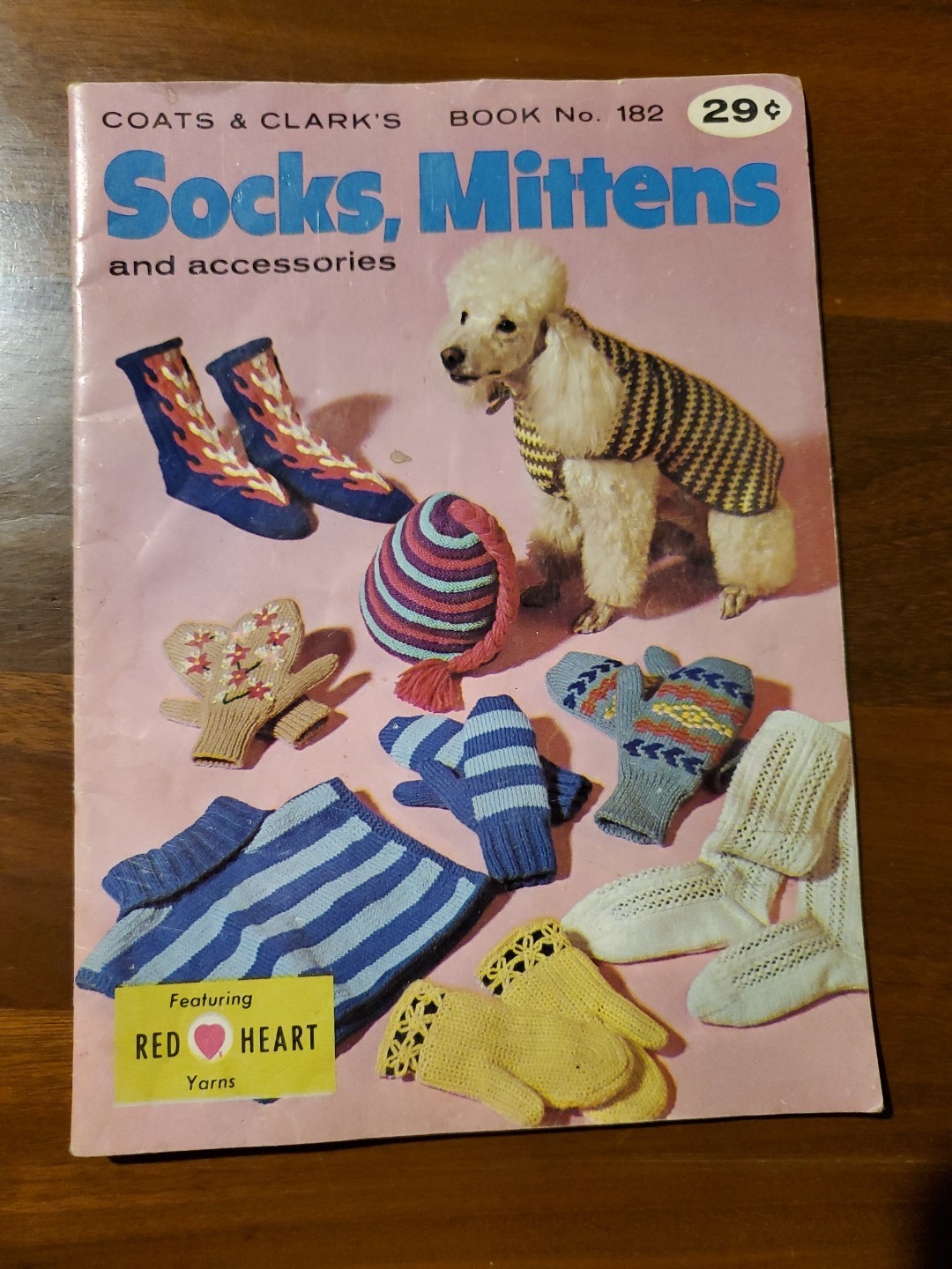 Coat’s and Clarks Socks Mittens and Accessories Book #182 1967