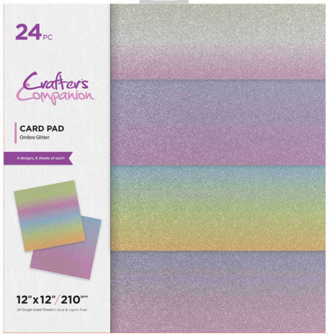 Crafters Companion Huge Selection of (21) 12×12 Paper Pads, A Lifetime Supply!