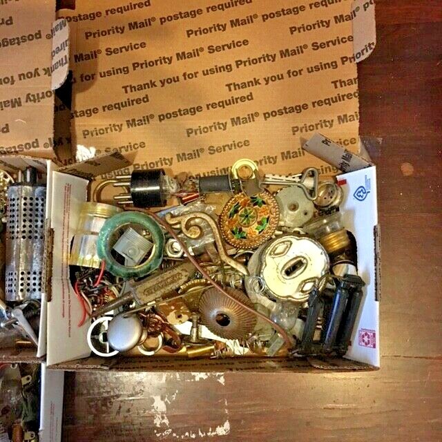1 Pound of Steampunk Parts for Artists- mixed assorted smalls -#DD4ZS