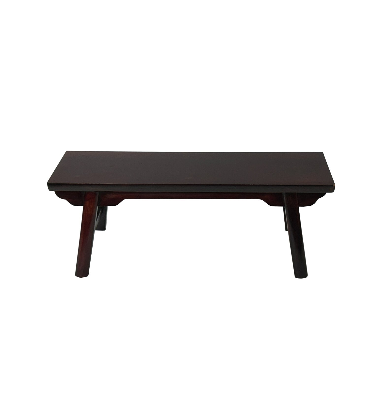 11″ Reddish Brown Bench Shape Rectangular Wood Display Stand Easel st1019