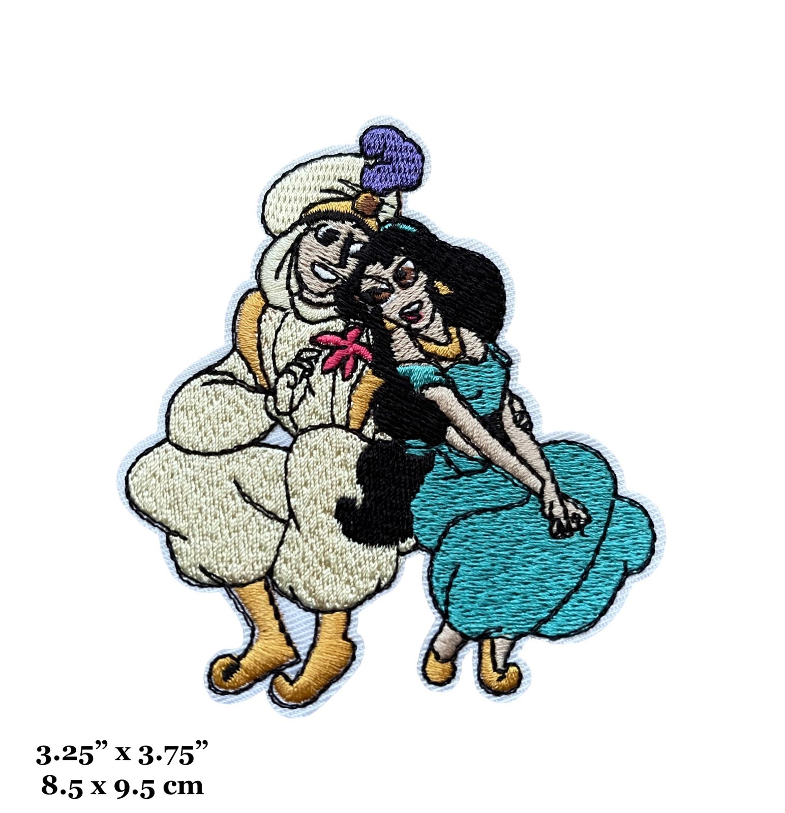 Aladdin And Princess Jasmine Aladdin Movie Embroidered Iron On Patch