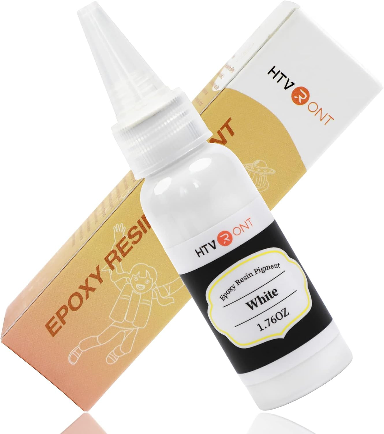 White Resin Pigment Paste – 1.76Oz/50Ml White Epoxy Dye, Higher Concentrated & E