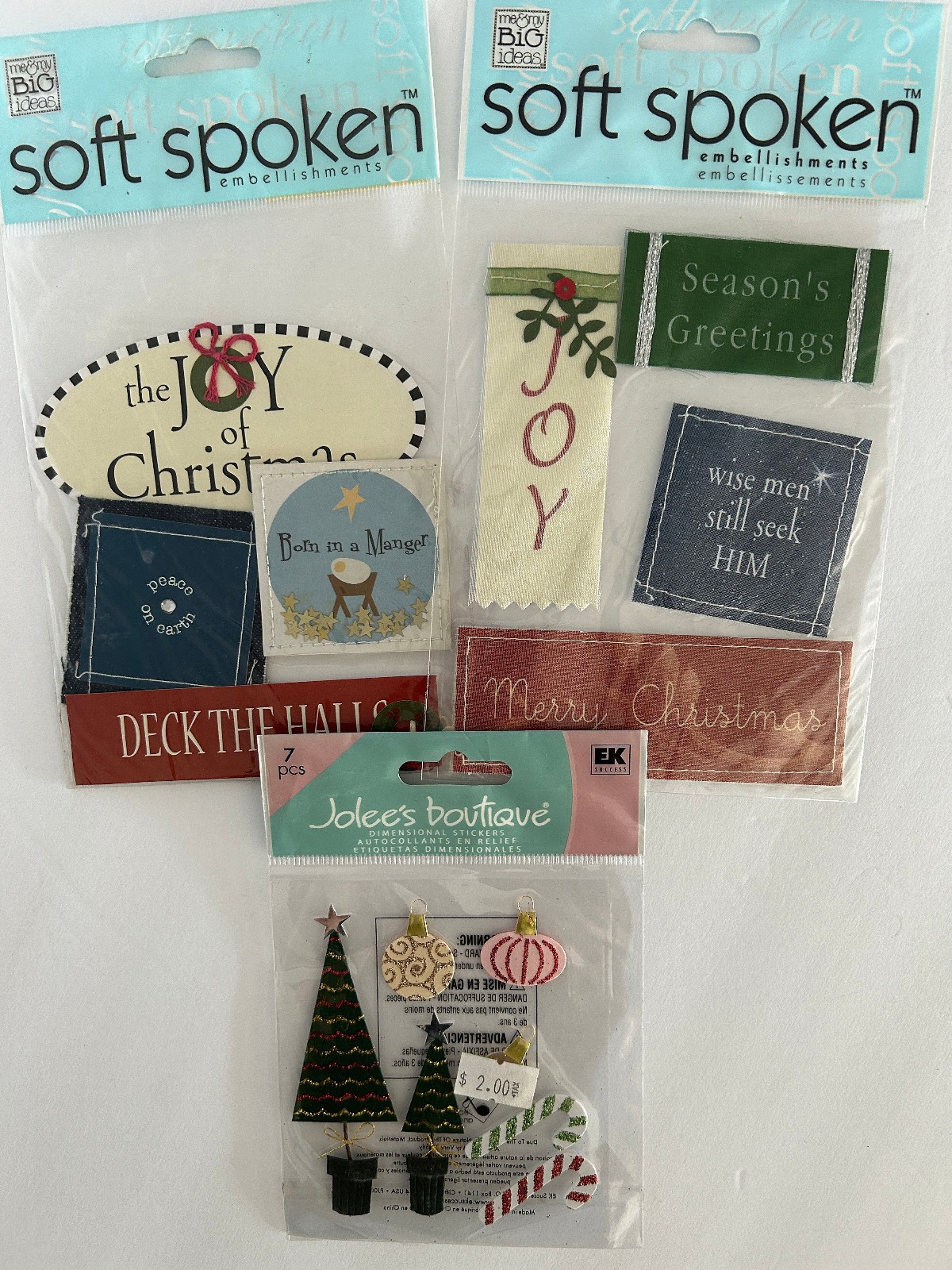 FUN Jolee’s Boutique + Other Brands Stickers NIP-Theme: Christmas Bundles CHOOSE